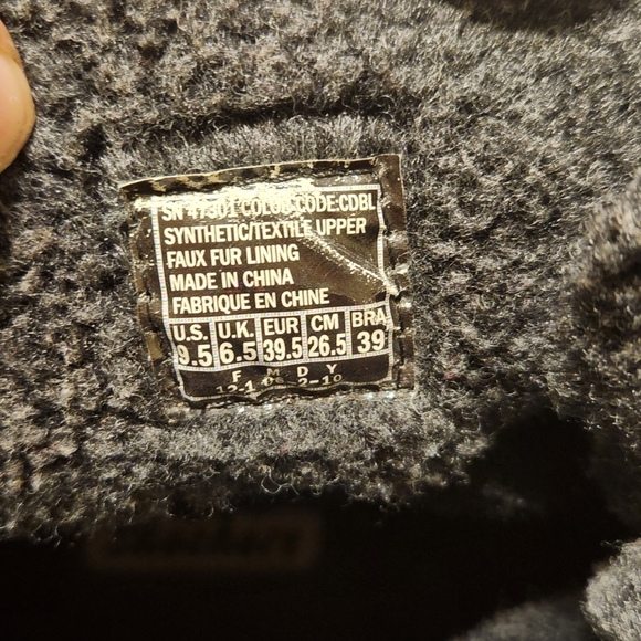 Skechers Highlanders Waterproof Plaid Boot Size 9.5 - Picture 5 of 9